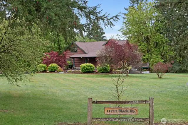 House from road.