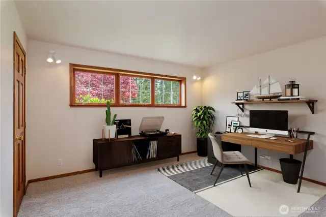 First floor den/office.  Thee is also a spacious closet in this room.
