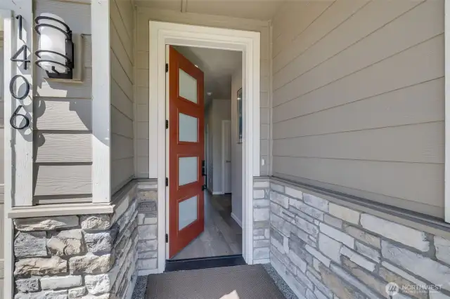 Beautiful covered entry!
