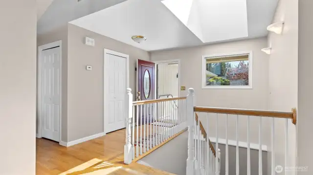 Entry and stairs to daylight basement