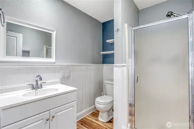 Basement bathroom