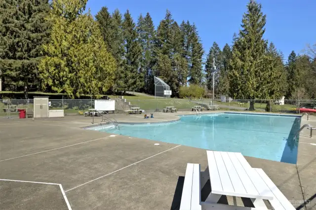 Private community pool