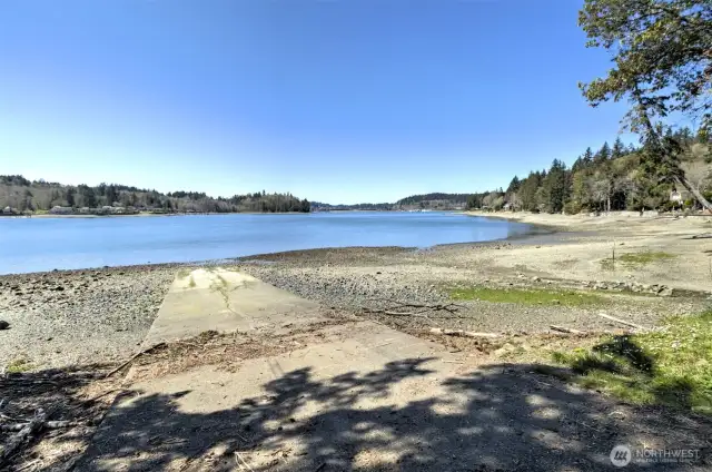 Private boat launch to community