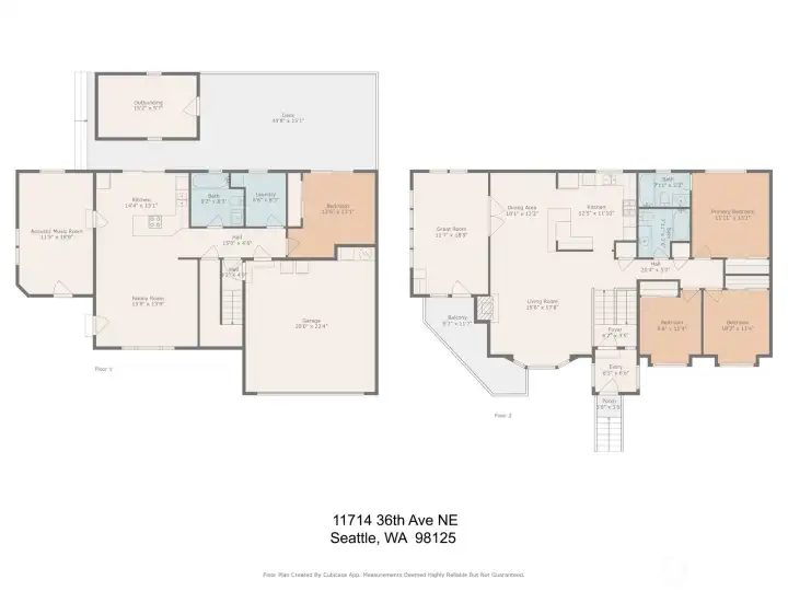 Entire floor plan for this split level 1996 house