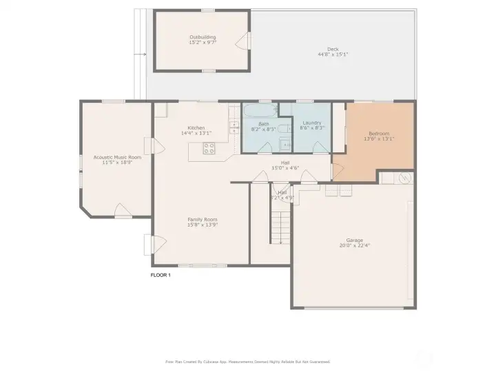 Lower level floor plan