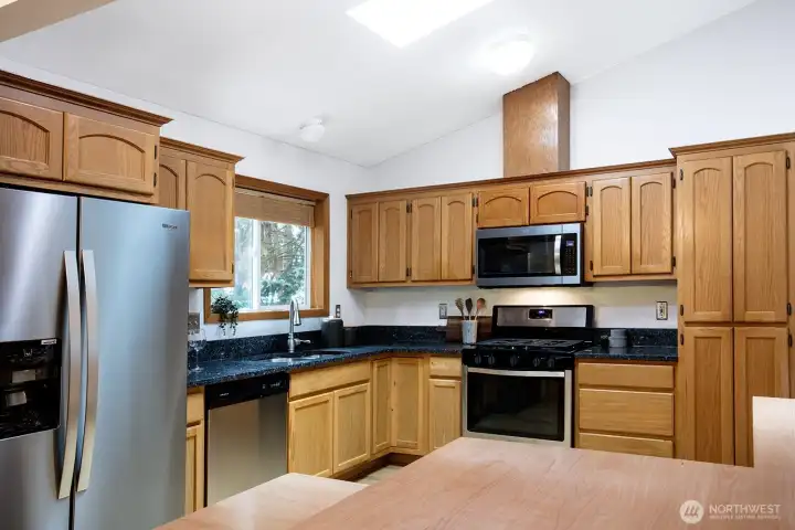 New fridge and microwave