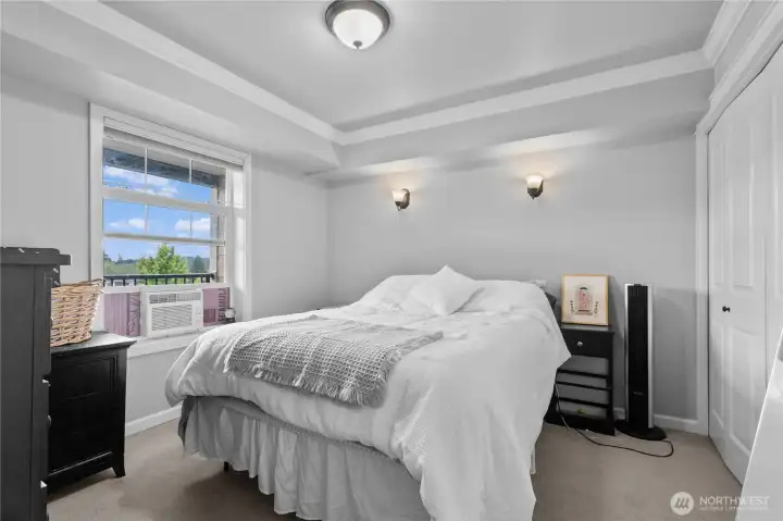 Spacious bedroom