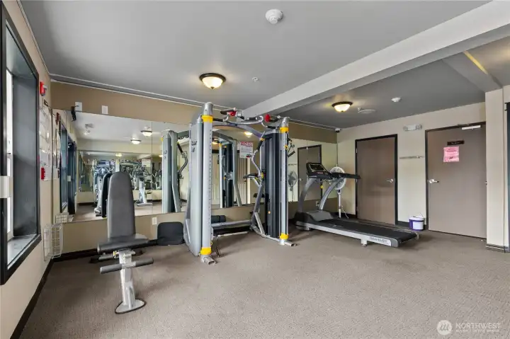 Well equipped Gym