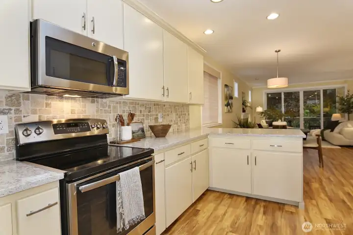 Kitchen to living room