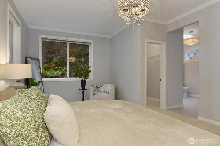 Primary with closet and bath