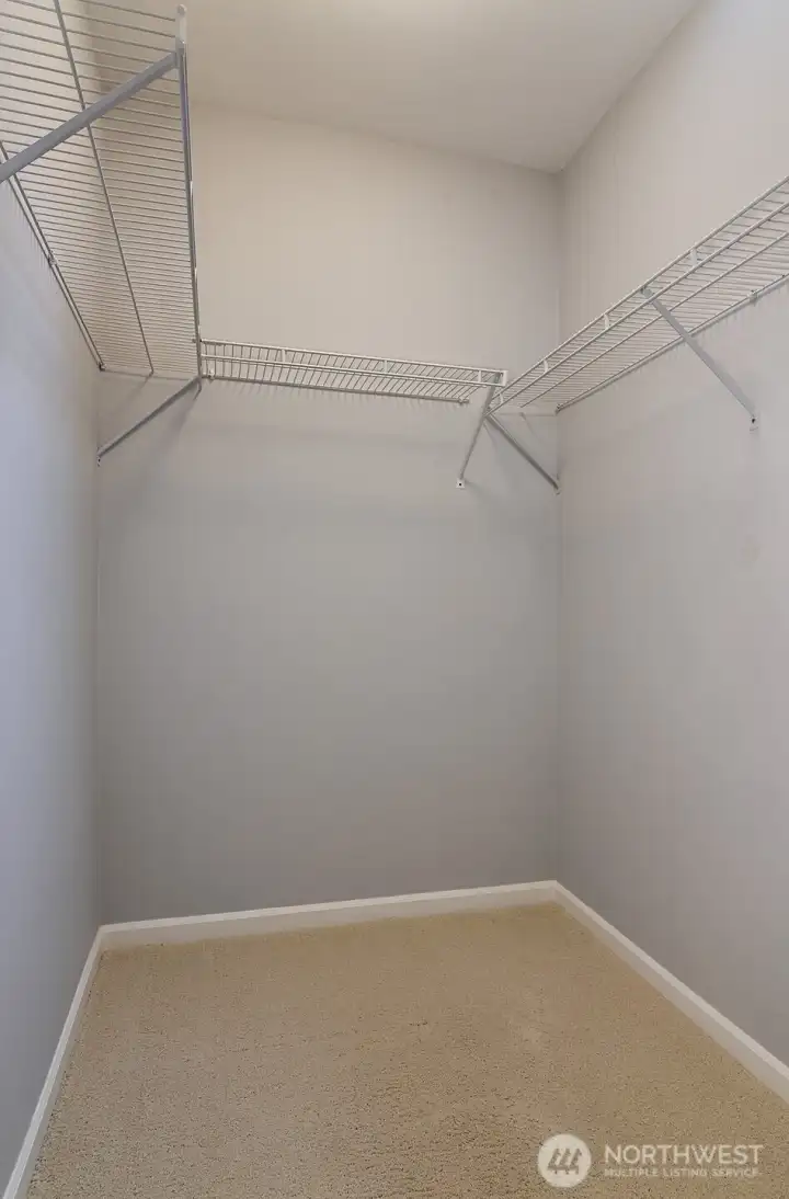 Primary walk-in closet