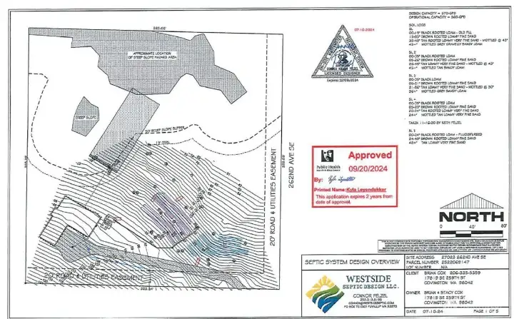 Approved Septic Site Plan