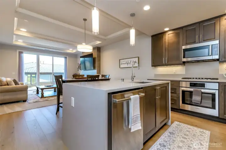 Grand open floorplan