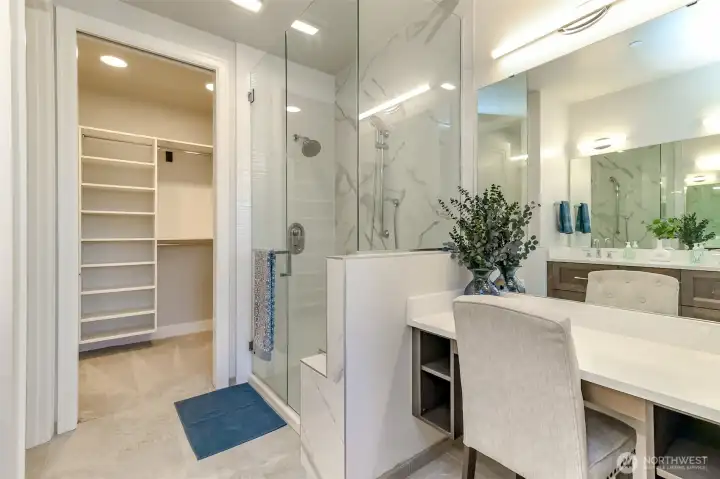 built in makeup vanity