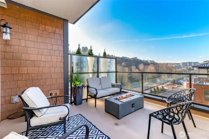 Stubbed in gas line and water spigot for added convenince