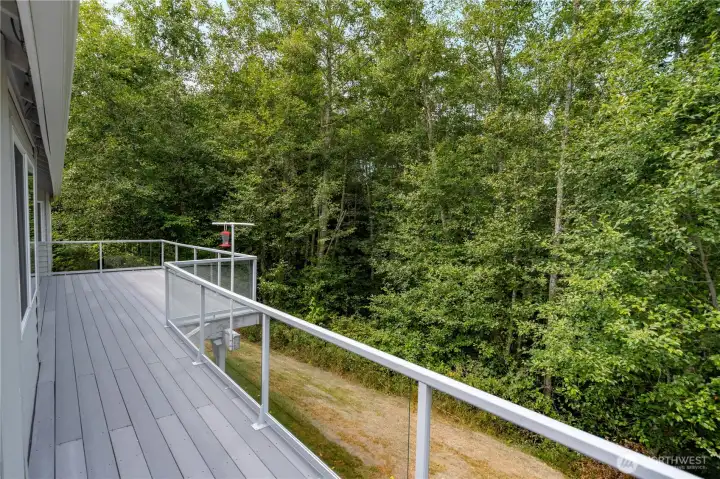 Your private view that can be thinned if you want to open it up.