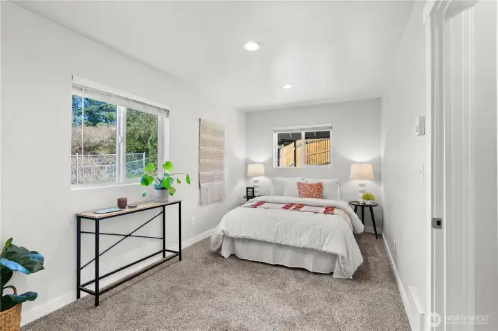 Nice windows for fresh air and sunlight!