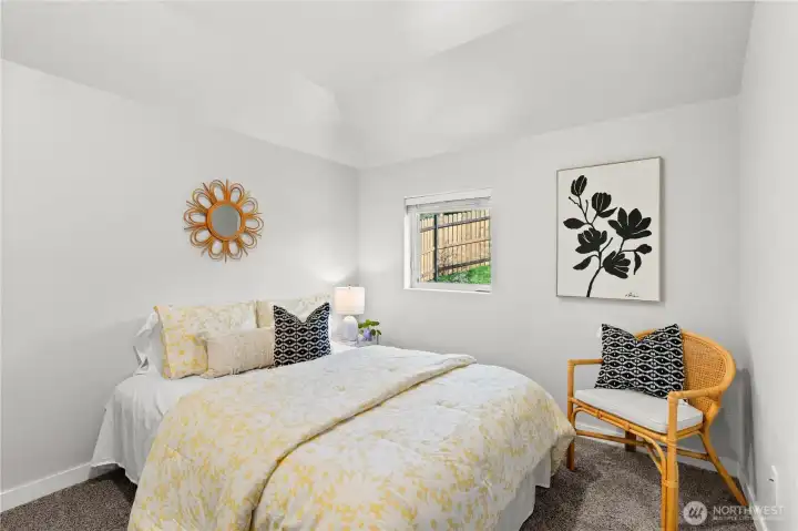 appointed with vaulted ceilings!