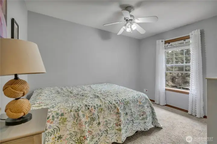 Bright and cheerful Guest Suite #1, perfect for comfort and relaxation.