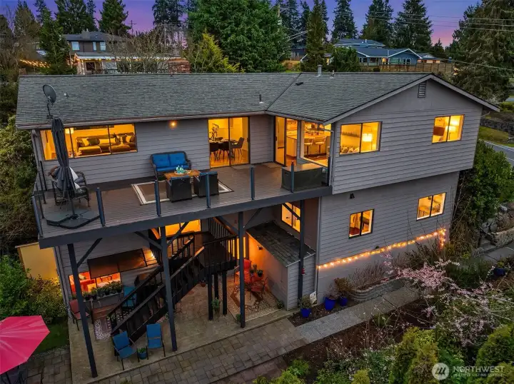 This expansive home has 3 levels of living space!