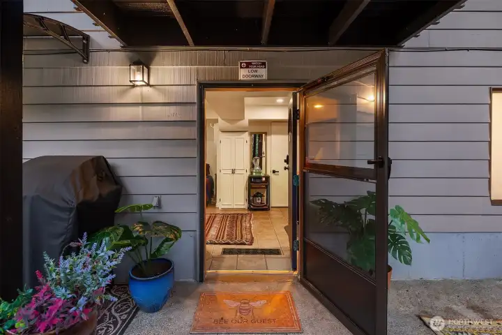 Entry to ADU/AirBnB