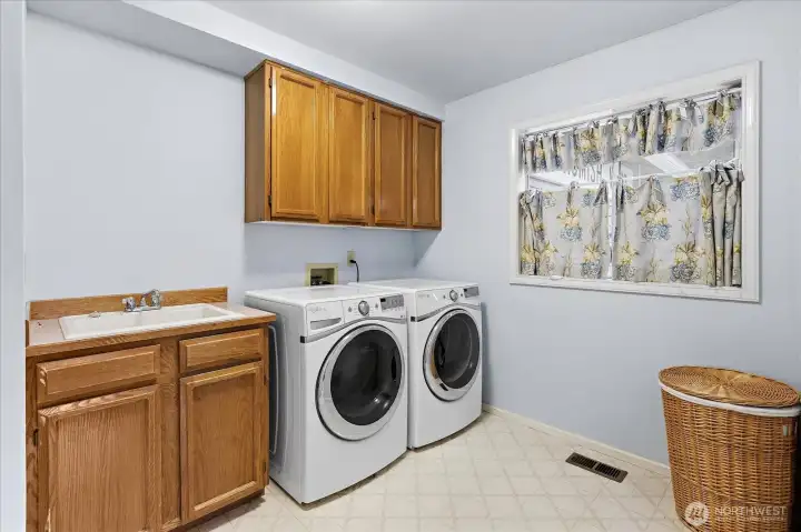 Laundry off living room - very spacious