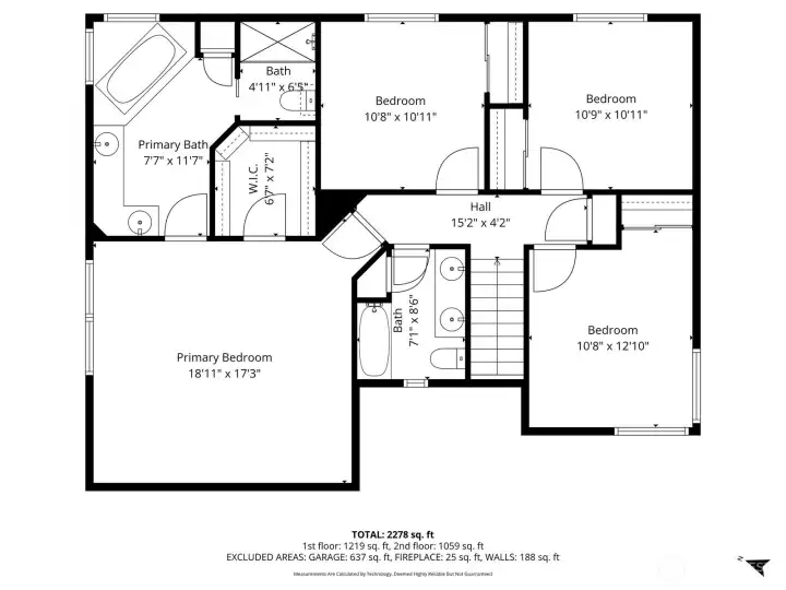 2nd Floor - floor plan