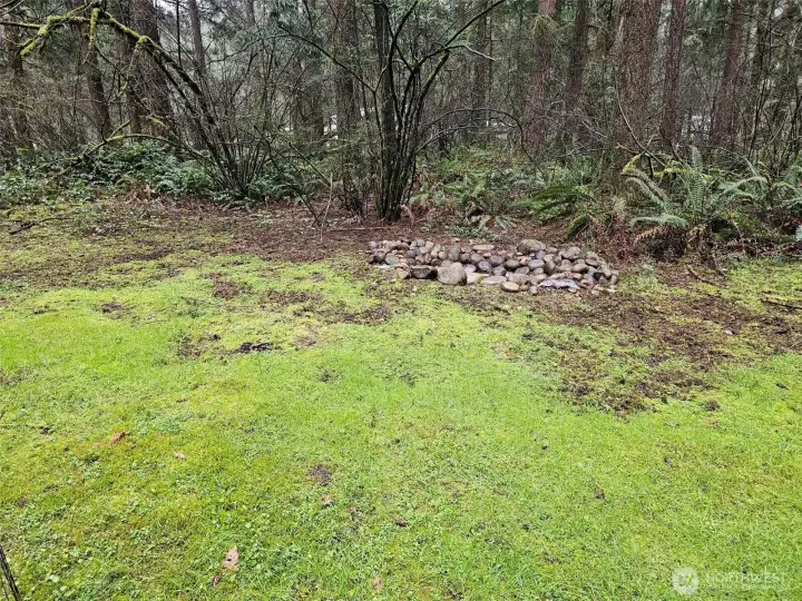 Forest trails throughout the 5 acres