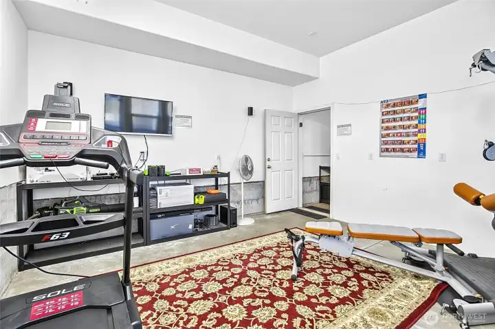 Bonus Room in Garage