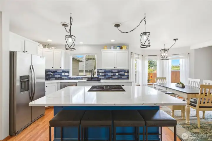 A kitchen that shows well and works even better.