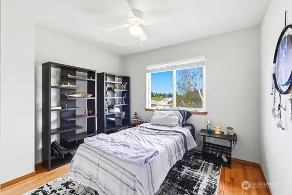 All of the rooms are light and bright