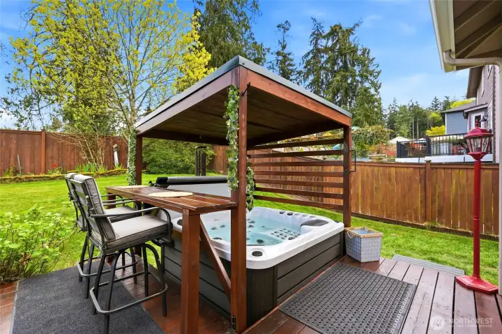 Time to relax in your very own, BRAND NEW Hot tub!