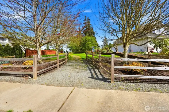 Entrance to the community park