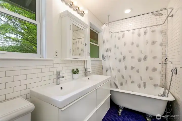 Hallway bathroom