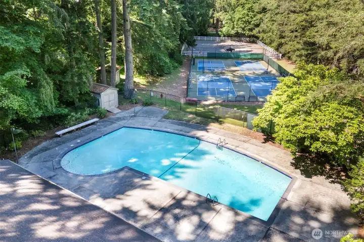 Community pool and club house