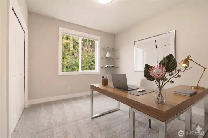 Virtually staged