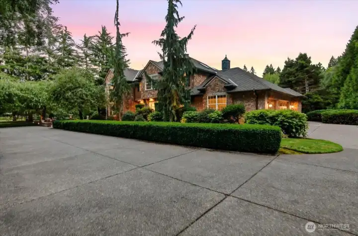 Driveway, RV parking, 3-car garage, meticulous landscaping, front of home Driveway, RV parking, 3-car garage, meticulous landscaping, front of home