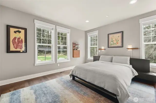 Incredible main level primary suite!