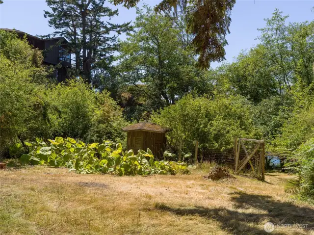 View of house form the garage