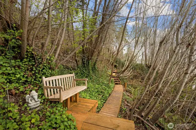 Rest and enjoy the view from lower deck.