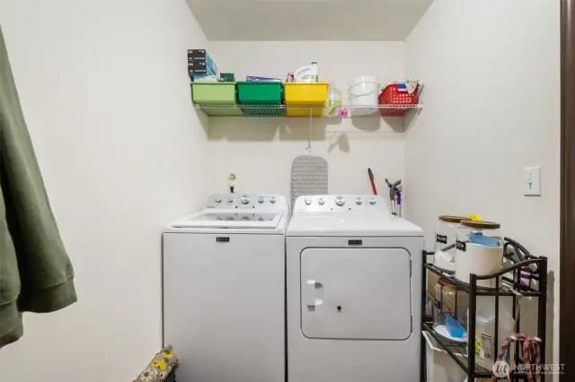 Great utility room with space for shelving and storage.