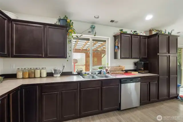 Check out the large pantry.