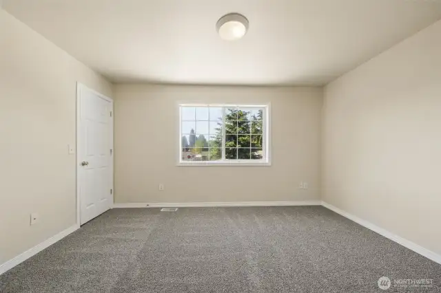 2nd bedroom on 2nd level of unit 234. Has a walk in closet too.