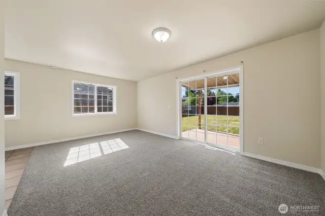 Living room with natural light.
