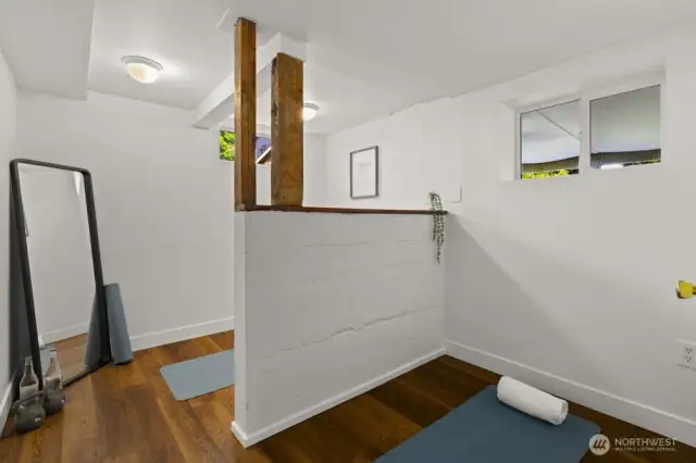 Another bonus room! Great gym, yoga, fits a peloton plus!