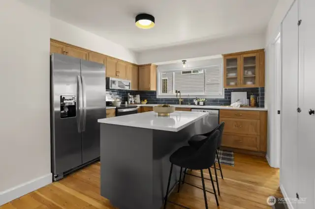 Recently updated kitchen