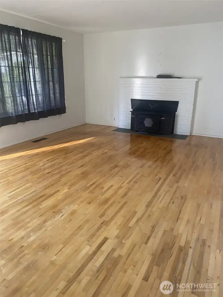 Fireplace to keep you cozy during the cold months!