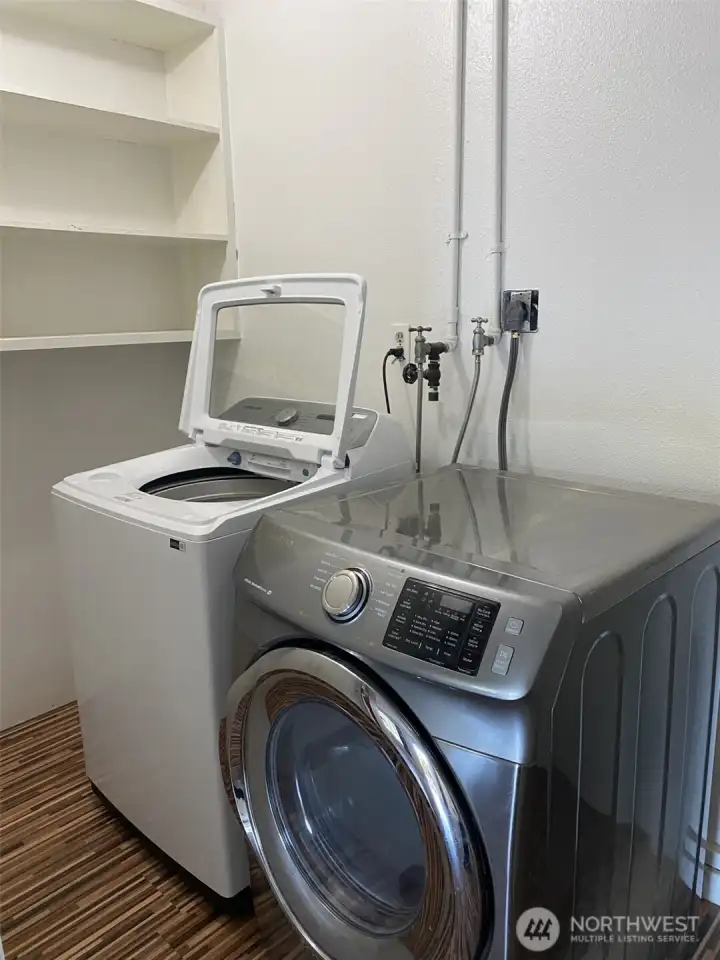 Washer and dryer stay!