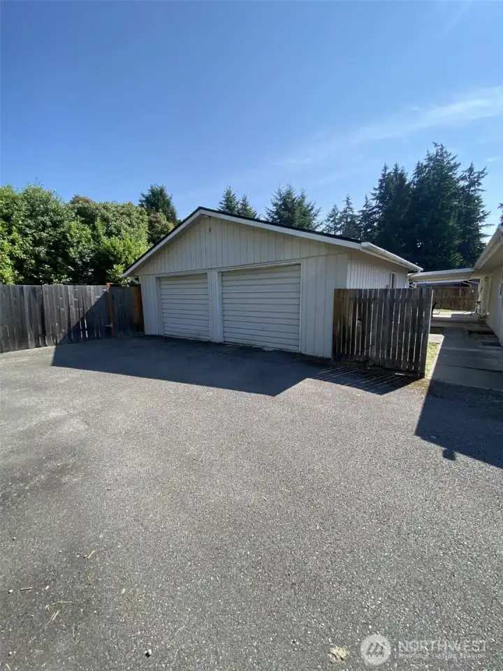 Paved driveway