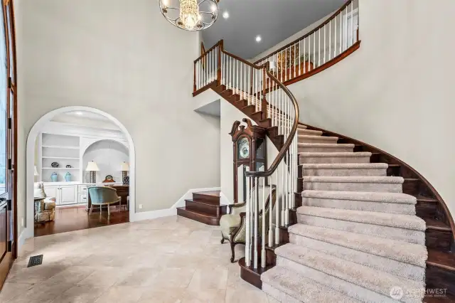 Entry and grand staircase